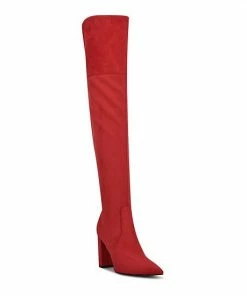 Nine West Daser Women's Thigh-High Boots Red 15 Nine West Daser Women's Thigh-High Boots Red -Nine West Shop unnamed file 2649