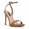 Nine West Loola Women's High Heel Sandals Light Natural Patent