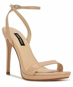 Nine West Loola Women's High Heel Sandals Light Natural Patent -Nine West Shop unnamed file 2664