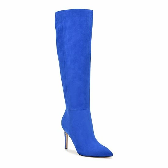 Nine West Richy Women's Knee-High Boots Blue 6 Nine West Richy Women's Knee-High Boots Blue - Image 6