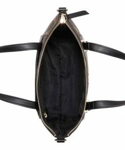 Nine West Yorkville Mini Tote Crossbody Bag Black Saddle Tan -Nine West Shop unnamed file 2751