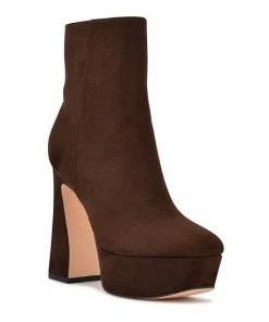 Nine West Klinda Women's Platform Boots Dark Brown -Nine West Shop unnamed file 2769