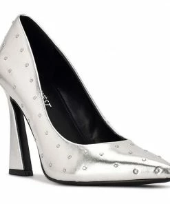 Nine West Trial Women's Rhinestone Dress Pumps White -Nine West Shop unnamed file 2777