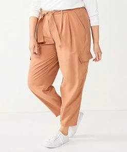 Plus Size Nine West High-Waisted Tapered Pants Storm Surge -Nine West Shop unnamed file 2784