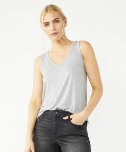 Petite Nine West Essential V-Neck Easy Tank Santa Cruz Yellow -Nine West Shop unnamed file 2789