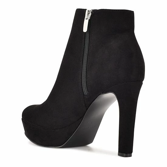 Nine West Glowup 02 Women's High Heel Ankle Boots Burgundy 5 Nine West Glowup 02 Women's High Heel Ankle Boots Burgundy - Image 5