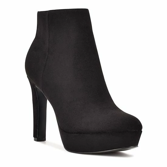 Nine West Glowup 02 Women's High Heel Ankle Boots Burgundy 8 Nine West Glowup 02 Women's High Heel Ankle Boots Burgundy - Image 8