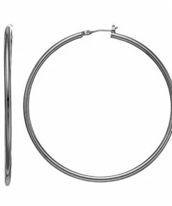 Nine West Large Hoop Earrings Gold Tone -Nine West Shop unnamed file 2906