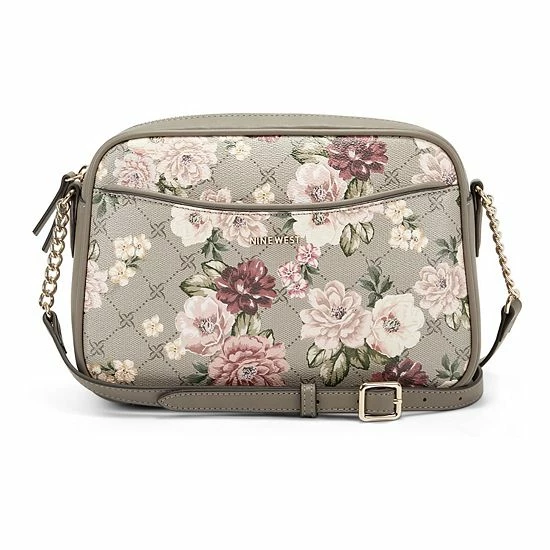 Nine West Calla Camera Bag Floral Logo 7 Nine West Calla Camera Bag Floral Logo - Image 7