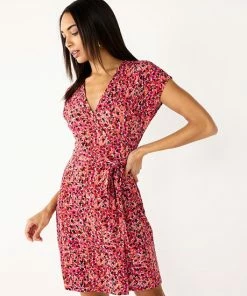 Women's Nine West Dolman Sleeve Wrap Dress Modern Poppy Green -Nine West Shop unnamed file 2957