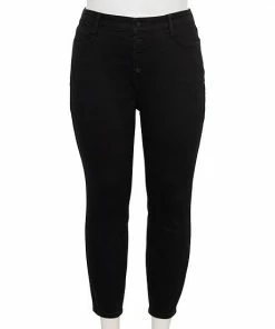 Plus Size Nine West Slimming Skinny Ankle Jeans Super Light Wash -Nine West Shop unnamed file 2986