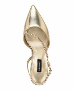 Nine West Gisha Women's Chain Link High Heel Dress Pumps Gold 11 Nine West Gisha Women's Chain Link High Heel Dress Pumps Gold -Nine West Shop unnamed file 2991