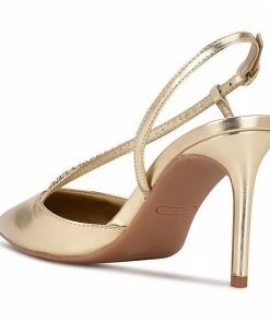 Nine West Gisha Women's Chain Link High Heel Dress Pumps Gold 12 Nine West Gisha Women's Chain Link High Heel Dress Pumps Gold -Nine West Shop unnamed file 2992