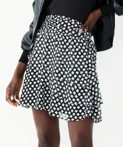 Women's Nine West Easy Ruffle Skirt Large Brushstroke -Nine West Shop unnamed file 3025