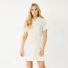Women's Nine West Button Down Dress Kelly Lavendar