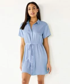 Women's Nine West Button Down Dress Kelly Lavendar -Nine West Shop unnamed file 3034