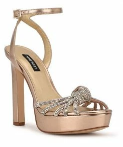 Nine West Wowzz Women's Platform Dress Sandals Light Bronze -Nine West Shop unnamed file 3042