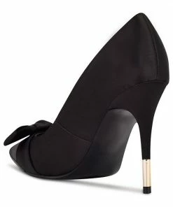 Nine West Bowy Women's Heels Black Satin -Nine West Shop unnamed file 3095