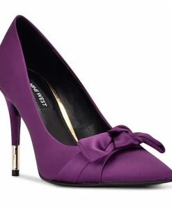 Nine West Bowy Women's Heels Black Satin -Nine West Shop unnamed file 3097