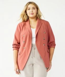 Plus Size Nine West Double Breasted Blazer Mint Virtue -Nine West Shop unnamed file 3119