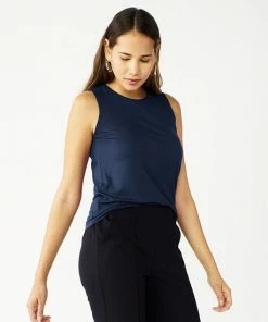 Nine West Essential Easy High-Neck Tank Navy -Nine West Shop unnamed file 312