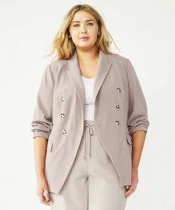 Plus Size Nine West Double Breasted Blazer Mint Virtue -Nine West Shop unnamed file 3120