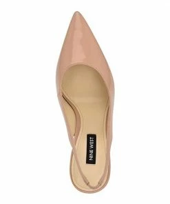 Nine West Feather Women's Sling Back Pumps Medium Natural Patent 10 Nine West Feather Women's Sling Back Pumps Medium Natural Patent -Nine West Shop unnamed file 3124