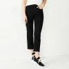 Women's Nine West Slimming-Pocket High-Waisted Straight Crop Jeans Medium Wash
