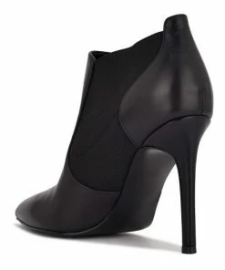 Nine West Kaia Women's Leather Ankle Boots Black Leather -Nine West Shop unnamed file 3216