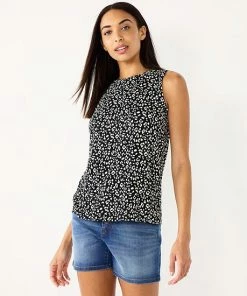 Nine West Essential Easy High-Neck Tank Navy -Nine West Shop unnamed file 324