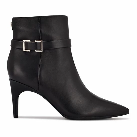 Nine West Dian 9x9 Women's Leather Ankle Boots 2 Nine West Dian 9x9 Women's Leather Ankle Boots - Image 2