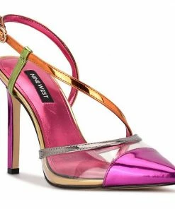 Nine West Timie Women's Strappy Dress Pumps Silver Clear 17 Nine West Timie Women's Strappy Dress Pumps Silver Clear -Nine West Shop unnamed file 3286