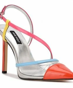 Nine West Timie Women's Strappy Dress Pumps Silver Clear 21 Nine West Timie Women's Strappy Dress Pumps Silver Clear -Nine West Shop unnamed file 3290