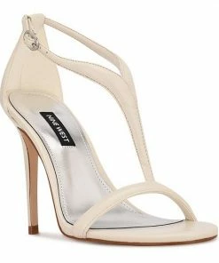 Nine West Melike Women's High Heel Dress Sandals Light Natural