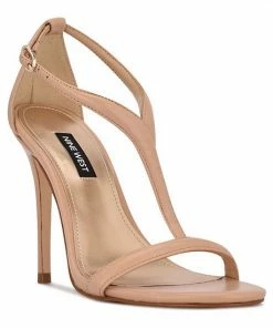 Nine West Melike Women's High Heel Dress Sandals Light Natural -Nine West Shop unnamed file 3322