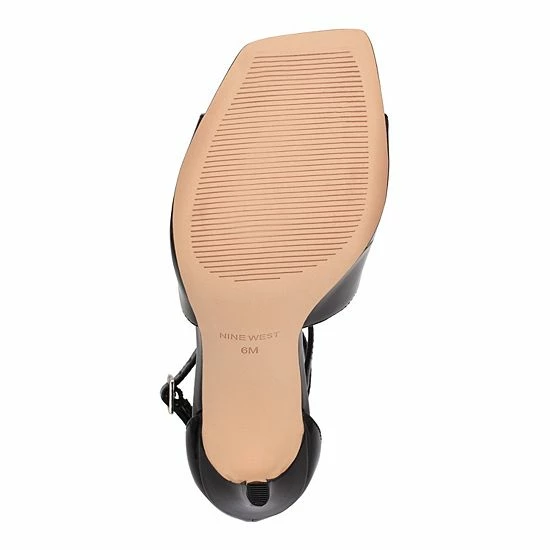 Nine West Tulah Women's Ankle Strap High Heel Dress Sandals Black Patent 3 Nine West Tulah Women's Ankle Strap High Heel Dress Sandals Black Patent - Image 3