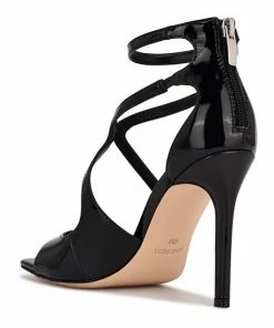 Nine West Tulah Women's Ankle Strap High Heel Dress Sandals Black Patent 14 Nine West Tulah Women's Ankle Strap High Heel Dress Sandals Black Patent -Nine West Shop unnamed file 3335