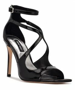 Nine West Tulah Women's Ankle Strap High Heel Dress Sandals Black Patent 18 Nine West Tulah Women's Ankle Strap High Heel Dress Sandals Black Patent -Nine West Shop unnamed file 3339