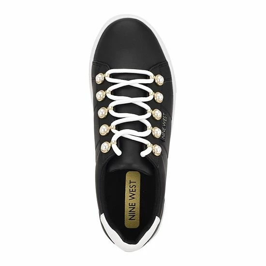 Nine West Prance Women's Platform Sneakers Black 2 Nine West Prance Women's Platform Sneakers Black - Image 2