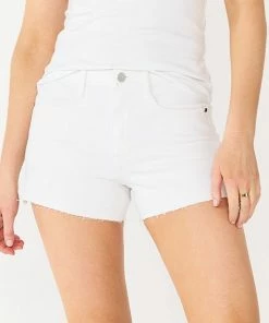 Women's Nine West High Rise Raw Hem Relaxed Denim Shorts Medium -Nine West Shop unnamed file 3377