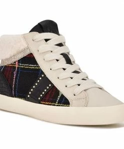 Nine West Stunnah Women's High-Top Sneakers Cream Multi -Nine West Shop unnamed file 3387