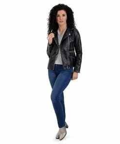 Women's Nine West Faux-Leather Biker Jacket Black -Nine West Shop unnamed file 3420