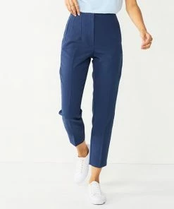 Women's Nine West High-Waisted Tapered Pants Baked Nutmeg -Nine West Shop unnamed file 344