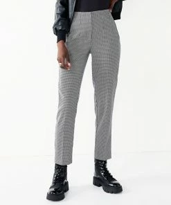 Women's Nine West High-Waisted Tapered Pants Baked Nutmeg -Nine West Shop unnamed file 345