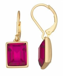 Nine West Stone Drop Earrings Pink -Nine West Shop unnamed file 3466