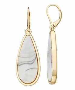 Nine West Simulated Stone Teardrop Earrings Blue -Nine West Shop unnamed file 3481