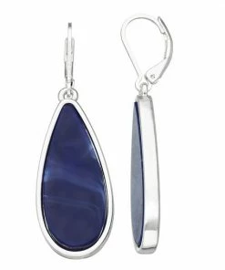 Nine West Simulated Stone Teardrop Earrings Blue -Nine West Shop unnamed file 3483