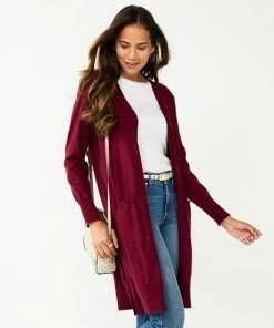 Women's Nine West High Slit Duster Cardigan Sergio Olive -Nine West Shop unnamed file 352