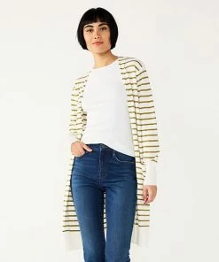 Women's Nine West High Slit Duster Cardigan Sergio Olive -Nine West Shop unnamed file 353