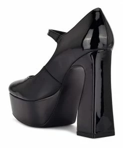 Nine West Kares Women's Platform Heels Medium Natural Patent -Nine West Shop unnamed file 3572